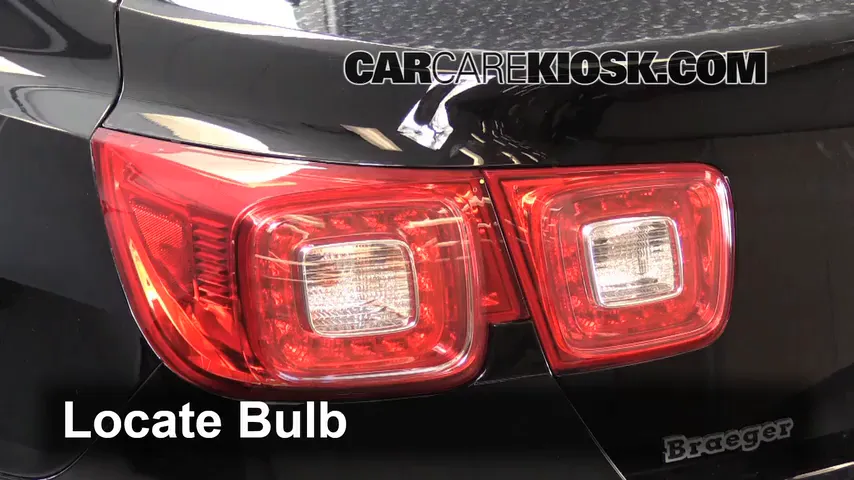 2013 Chevrolet Malibu LTZ 2.5L 4 Cyl. Lights Reverse Light (replace bulb)